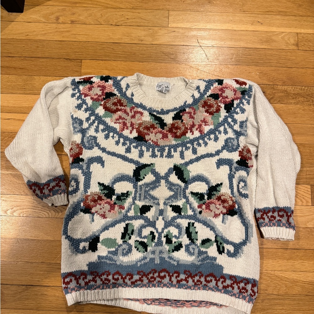 Vintage all points by reference point  sweater